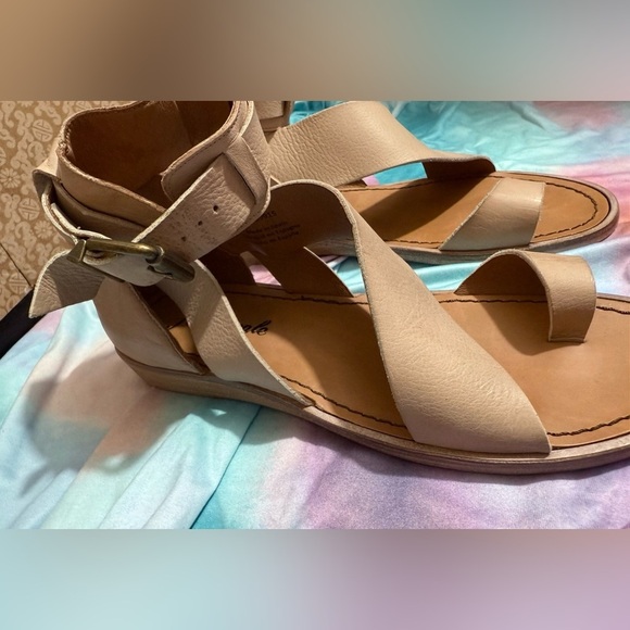 Free People Vale Leather Strappy Boot Sandals Size 7.5 - Picture 6 of 15